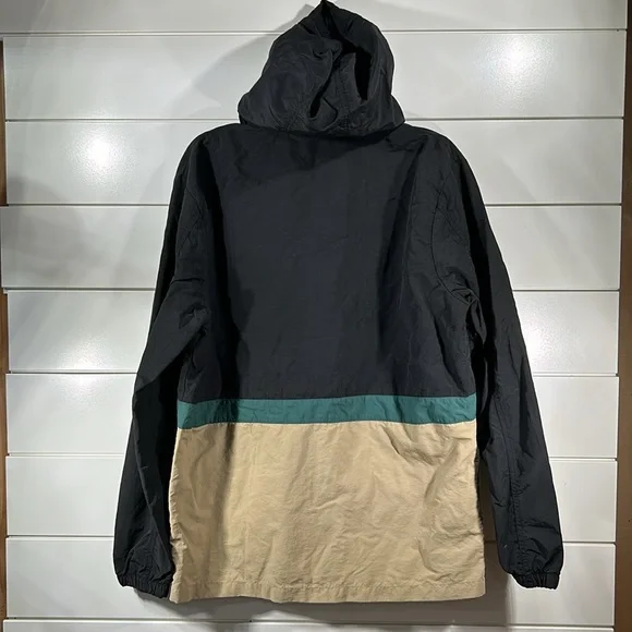 Nomad Men's Black and Tan Block Full Zip Hooded Jacket Size L - Picture 3 of 3